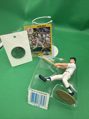 1991 KEVIN MAAS New York NY Yankees Rookie Starting Lineup + coin (Damaged Card)