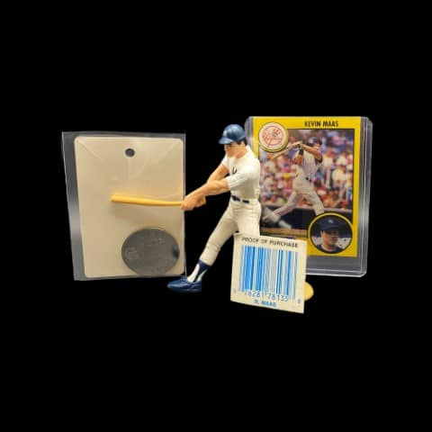 1991 - MLB Starting Lineup, KEVIN MAAS - New York Yankees, Vintage NOS - toyscardscomics