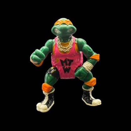 1991 Shell Slammin’ Michelangelo Teenage Mutant Ninja Turtles Action Figure - toyscardscomics