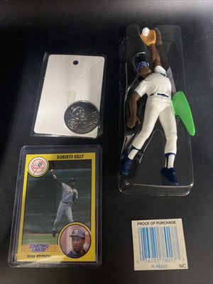 1991 starting lineup roberto kelly Figure New York Yankees With Card And Coin