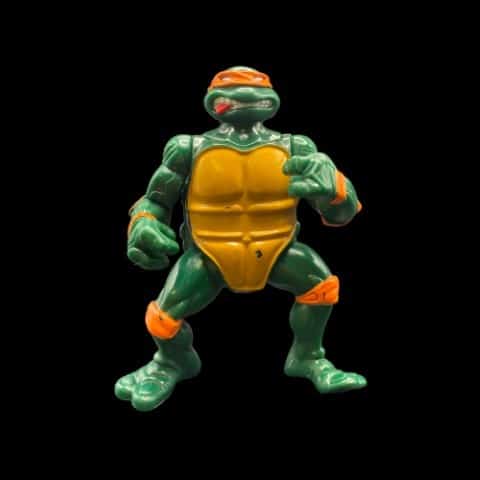 1991 TMNT Michelangelo Mirage Studios Playmate Toys Action Figure - toyscardscomics