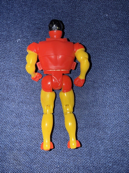 1991 Toy Biz Marvel Super Heroes Iron Man Loose Action Figure - toyscardscomics