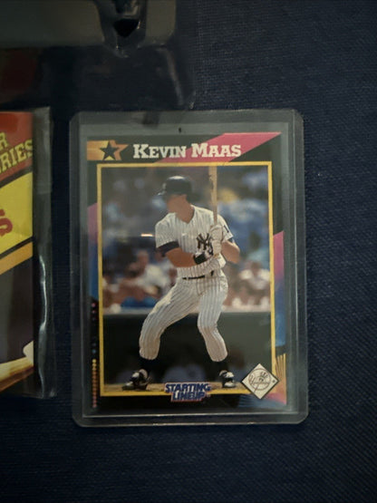 1992 Kenner Starting Lineup - Kevin Maas - New York Yankees - Special Edition - toyscardscomics