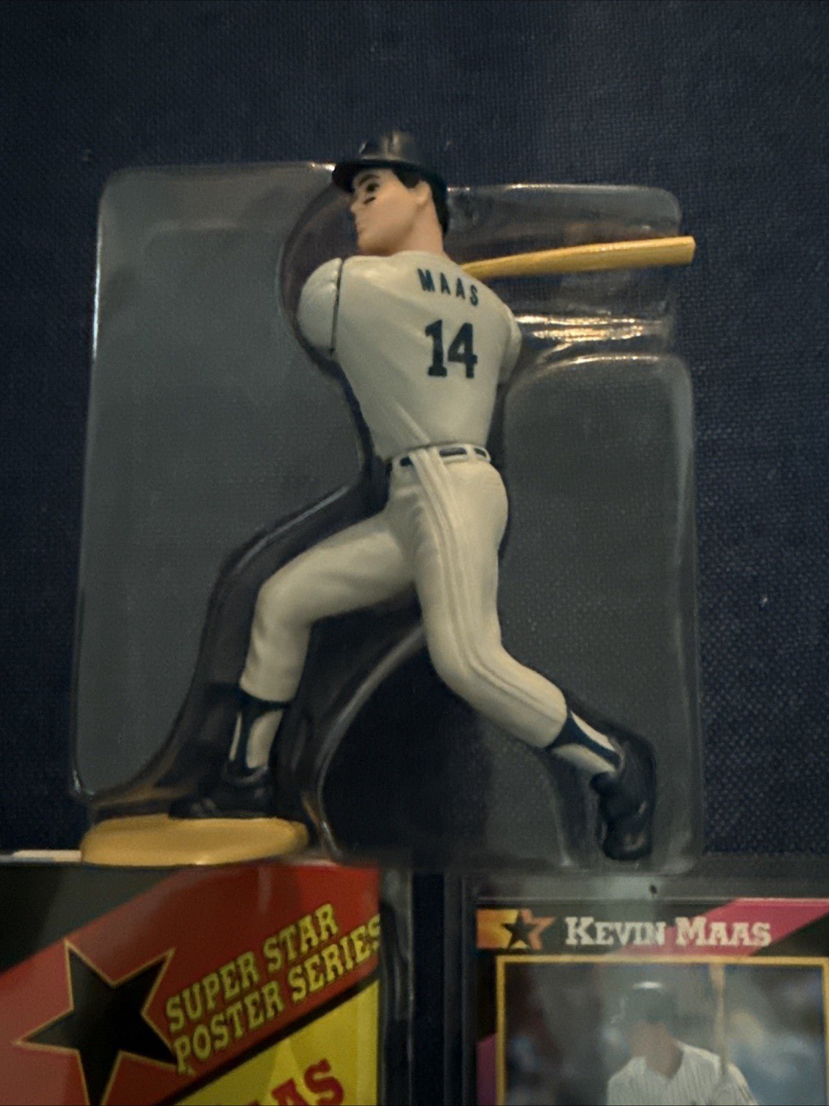 1992 Kenner Starting Lineup - Kevin Maas - New York Yankees - Special Edition - toyscardscomics