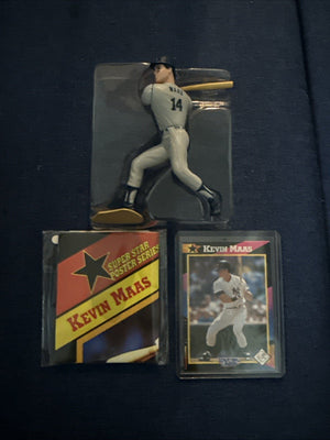 1992 Kenner Starting Lineup - Kevin Maas- New York Yankees - Special Edition