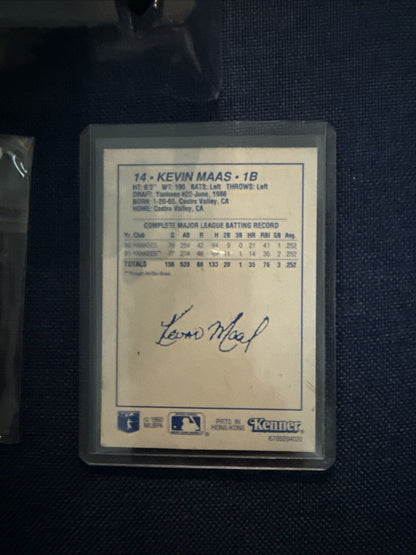 1992 Kenner Starting Lineup - Kevin Maas - New York Yankees - Special Edition - toyscardscomics