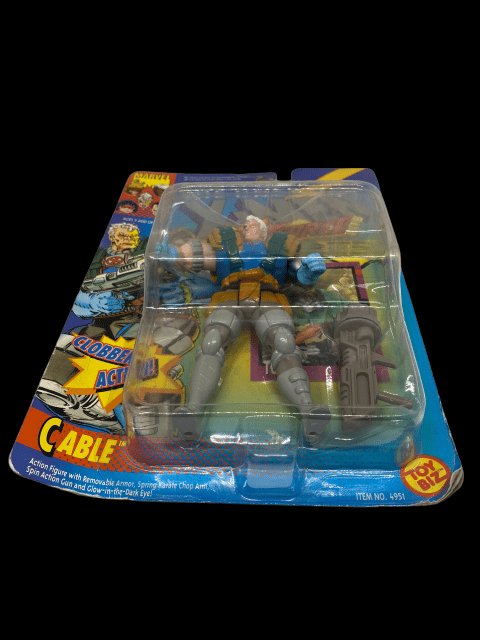 1992 - Marvel The Uncanny X-Men X-Force "CABLE" 5" Action Figure By Toy Biz - 1st edition MOC - toyscardscomics