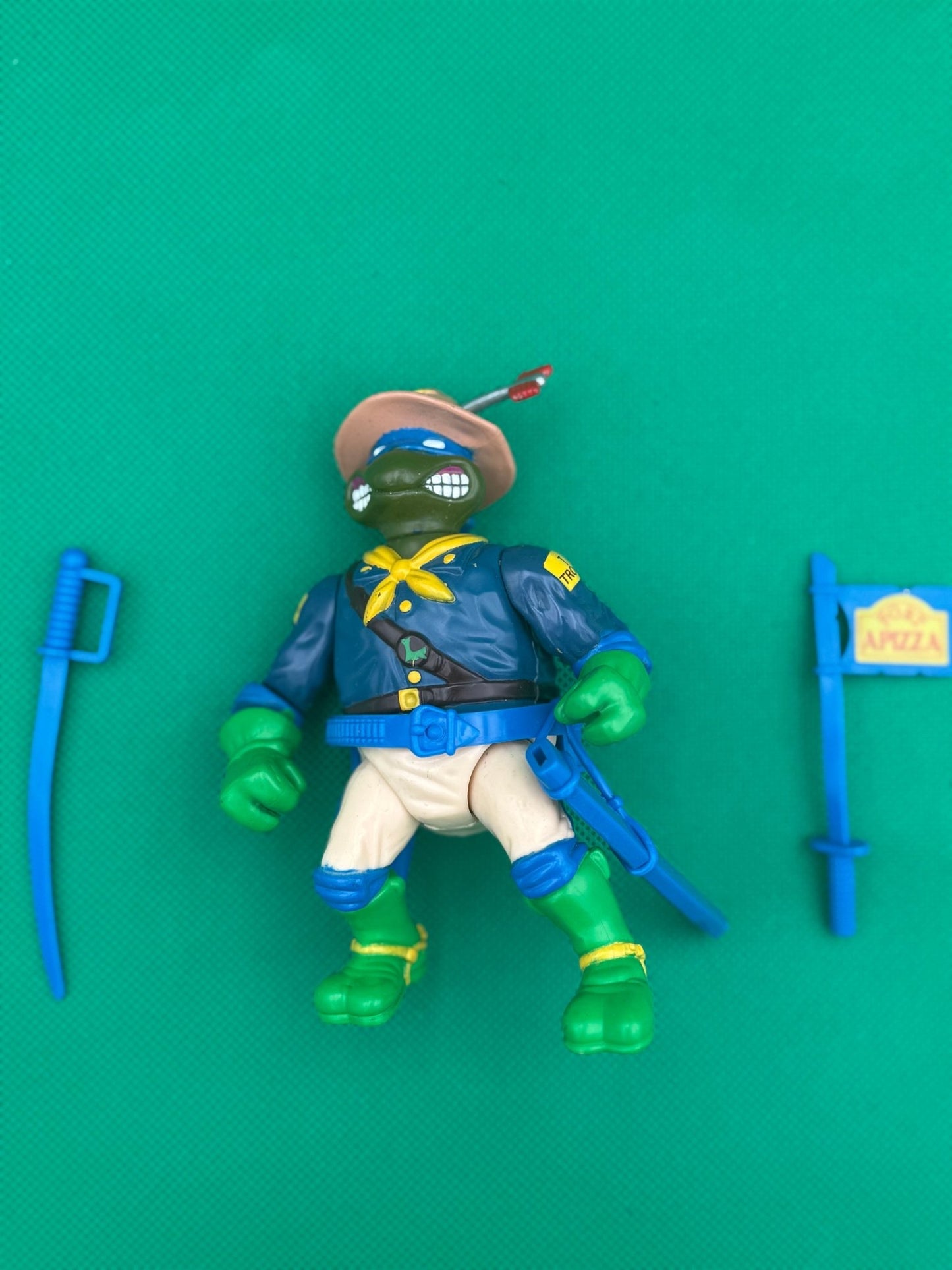 1992 Playmates TMNT Teenage Mutant Ninja Turtles Kookie Kavalry Leo Leonardo - toyscardscomics