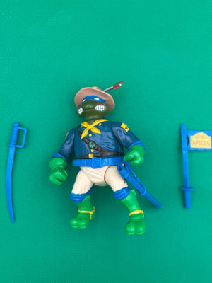 1992 Playmates TMNT Teenage Mutant Ninja Turtles Kookie Kavalry Leo Leonardo