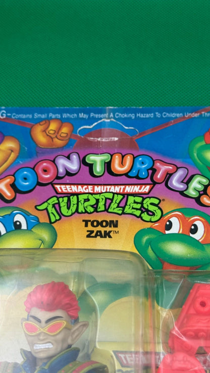 1992 Playmates TMNT Toon Turtles Toon Zak - toyscardscomics
