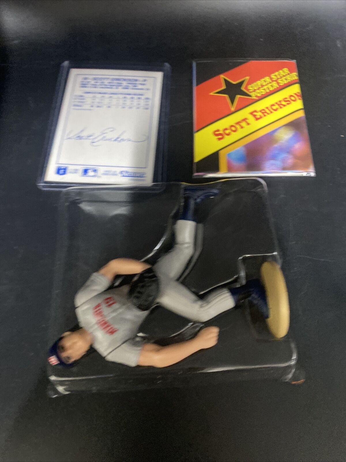 1992 Scott Erickson starting lineup figure card toy Minnesota Twins Open Item - toyscardscomics