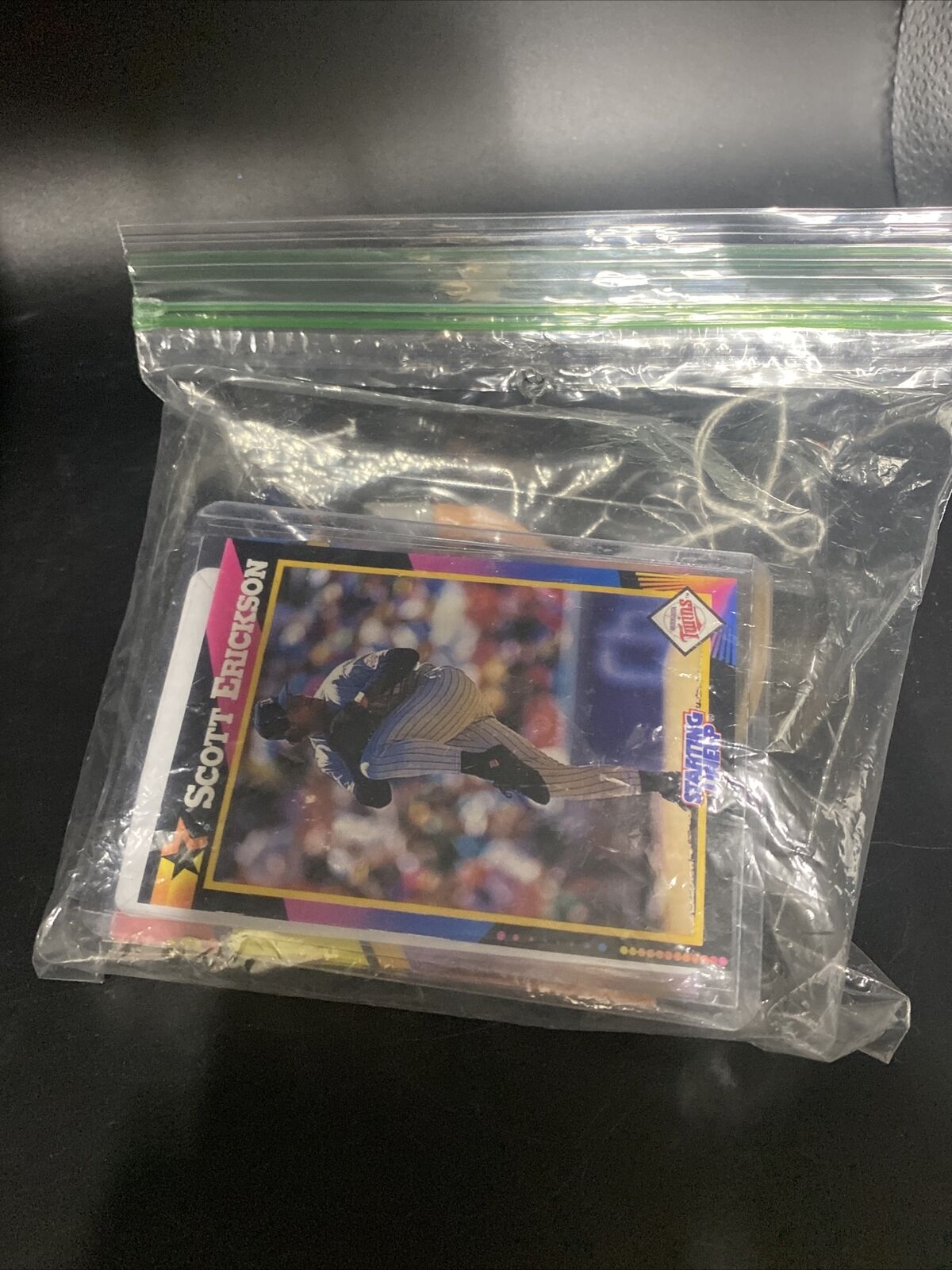 1992 Scott Erickson starting lineup figure card toy Minnesota Twins Open Item - toyscardscomics