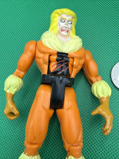 1992 Toy Biz Sabretooth X - Men Action Figure – Loose – Wolverine - toyscardscomics