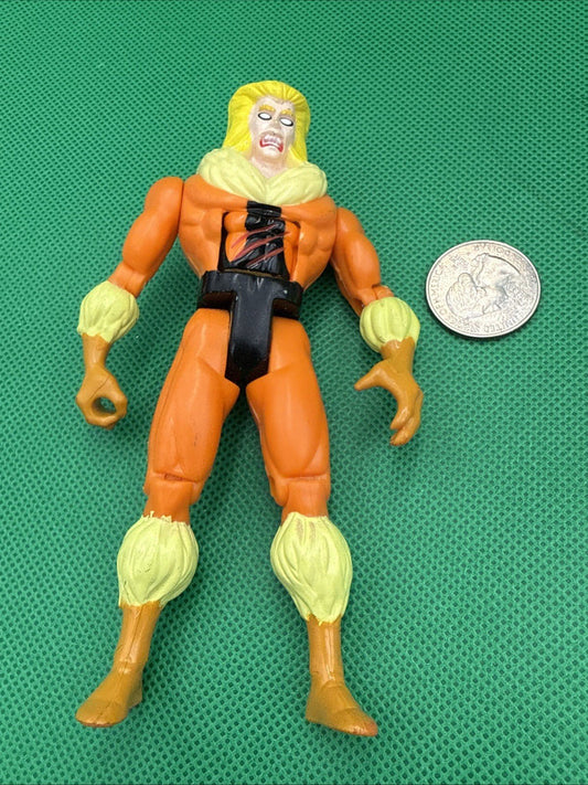 1992 Toy Biz Sabretooth X - Men Action Figure – Loose – Wolverine - toyscardscomics