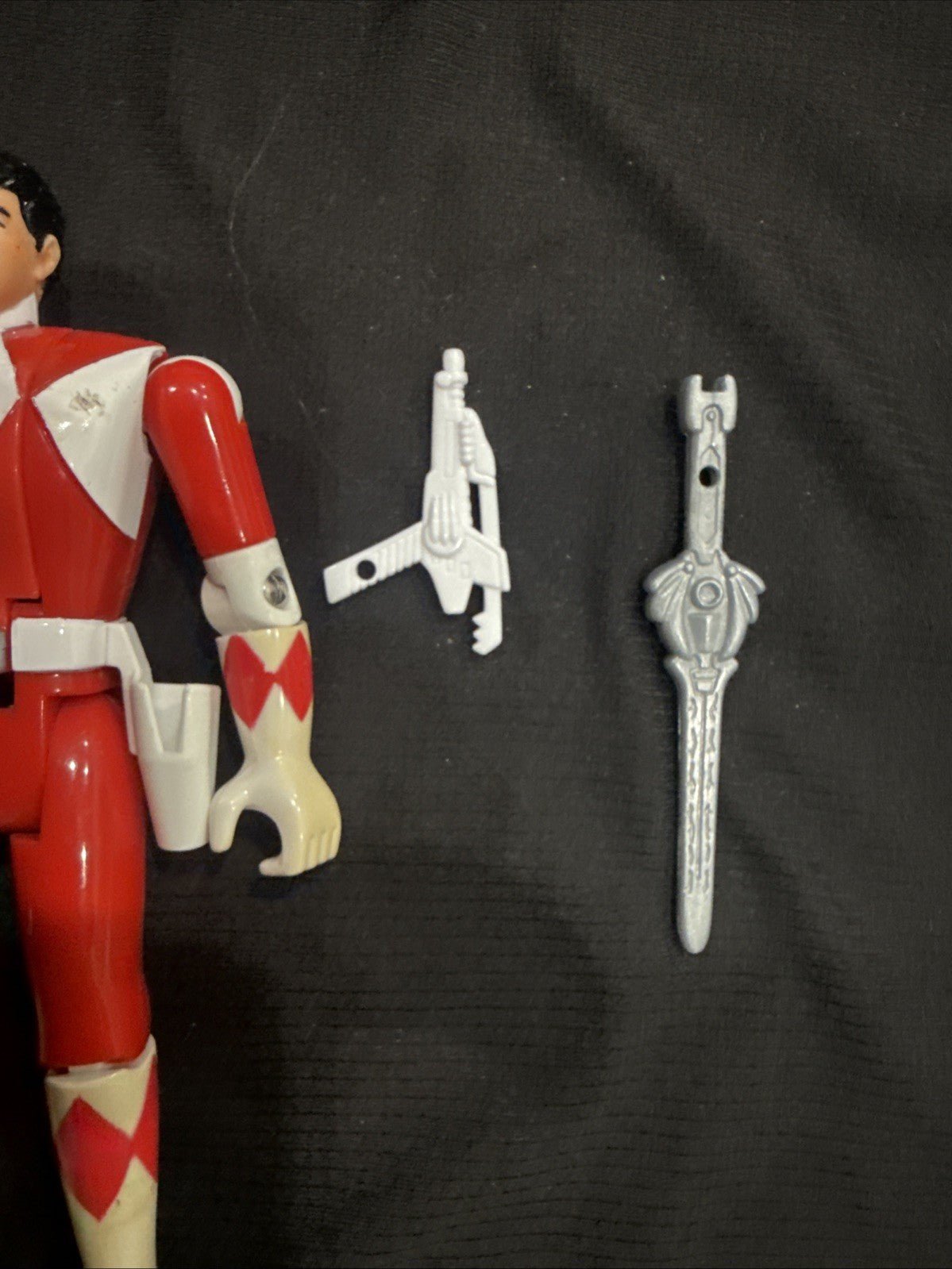 1993 Bandai Mighty Morphin Power Rangers Flip Head RED RANGER 5" Action Figure - toyscardscomics