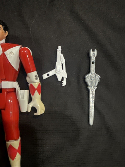 1993 Bandai Mighty Morphin Power Rangers Flip Head RED RANGER 5" Action Figure - toyscardscomics