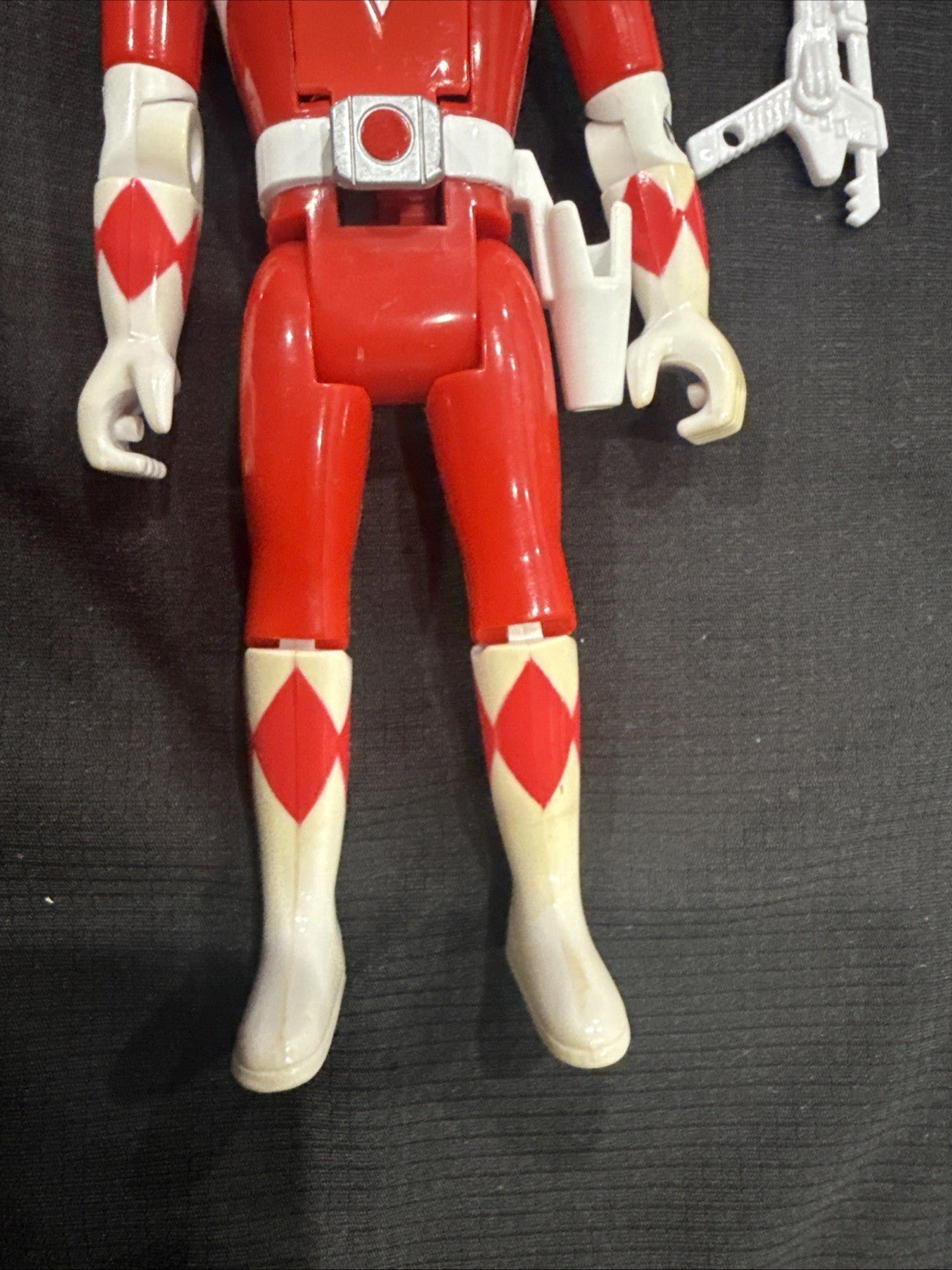 1993 Bandai Mighty Morphin Power Rangers Flip Head RED RANGER 5" Action Figure - toyscardscomics