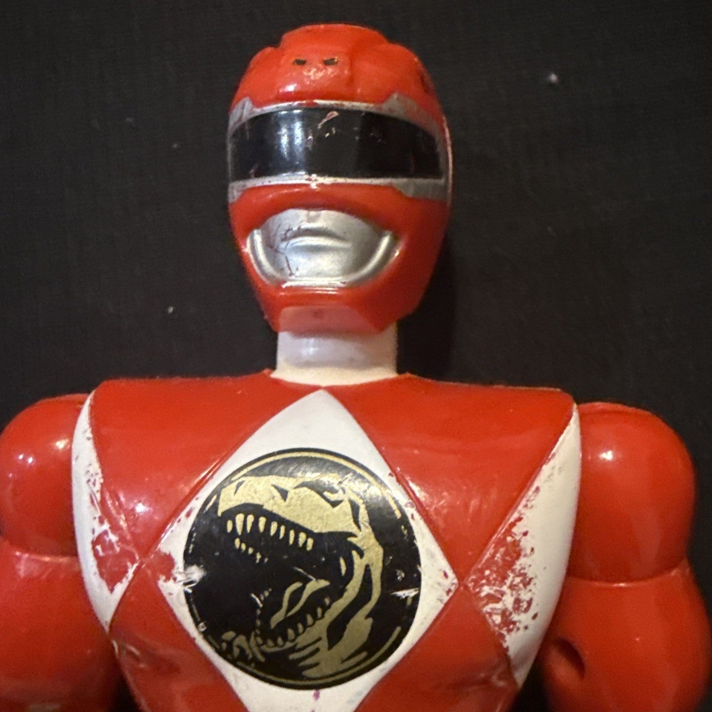 1993 Bandai Power Rangers Red Ranger 8" Action Figure - toyscardscomics