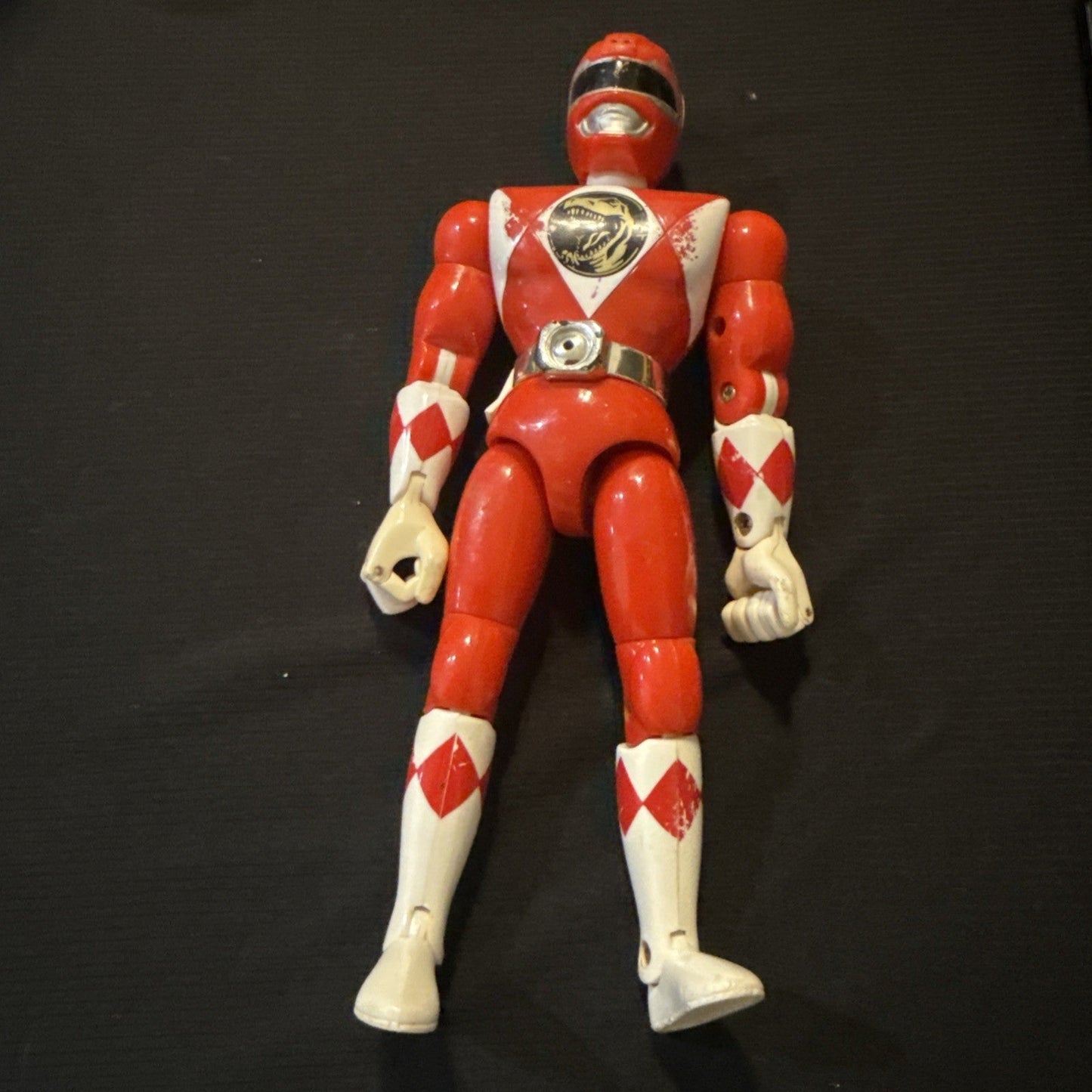 1993 Bandai Power Rangers Red Ranger 8" Action Figure - toyscardscomics