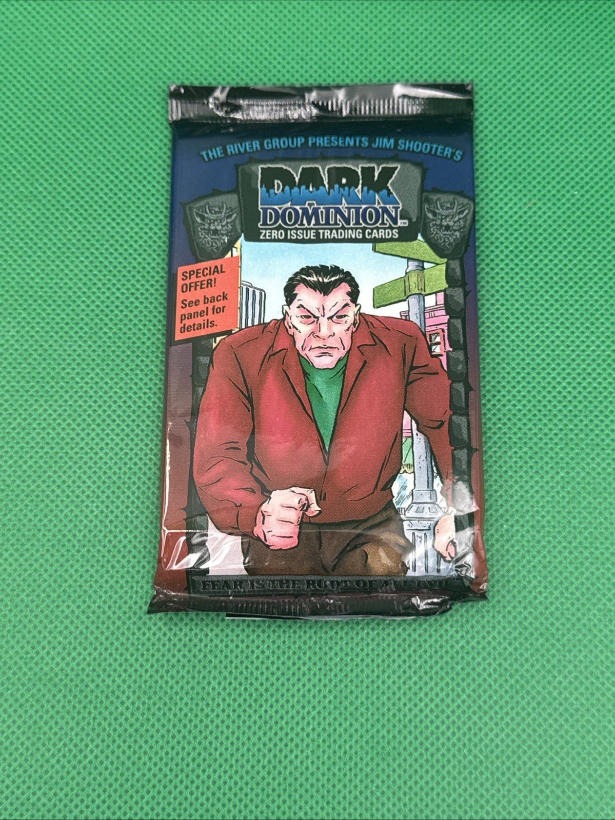 1993 Dark Dominion Zero Issue Trading Card Pack - toyscardscomics