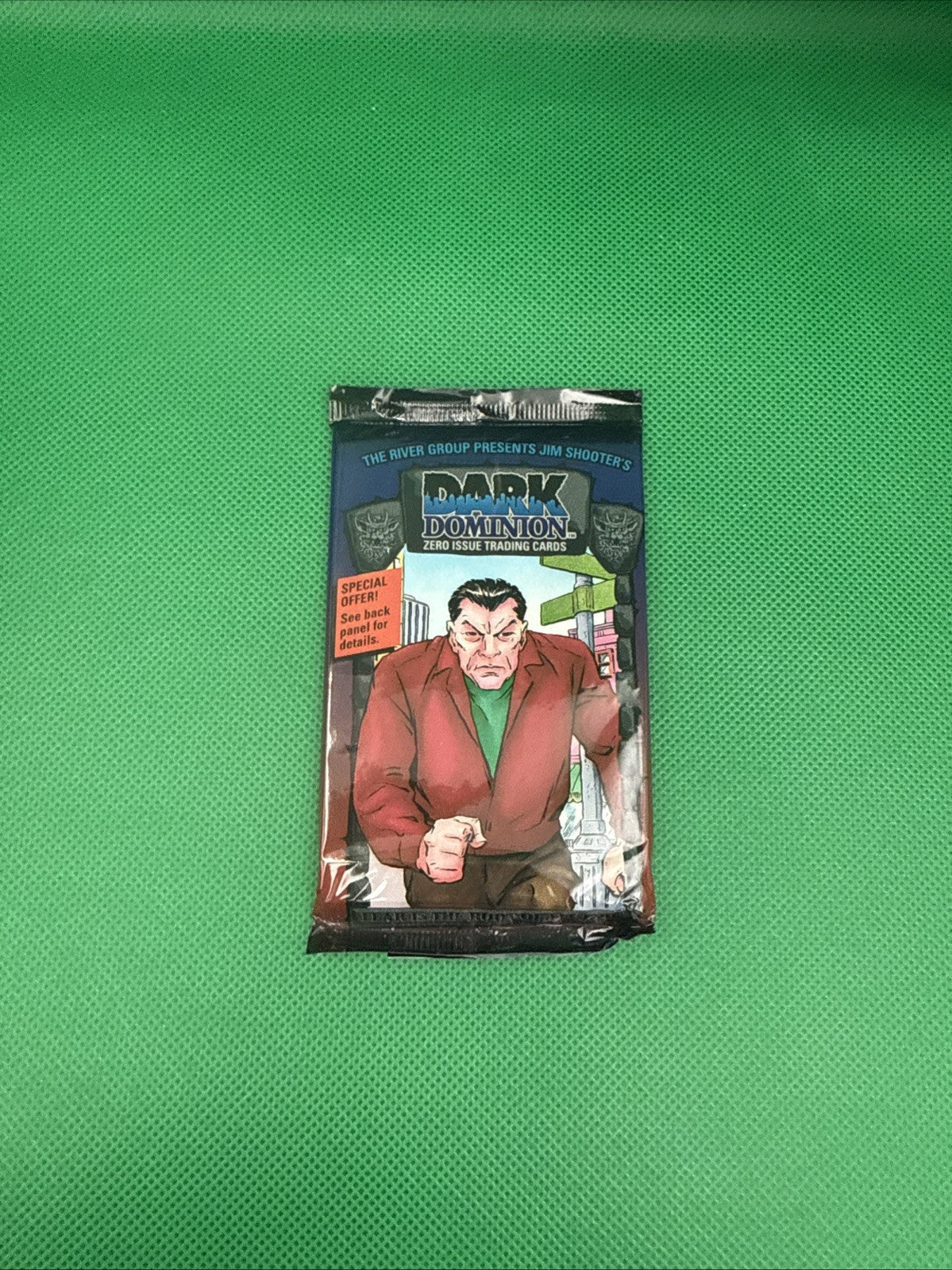 1993 Dark Dominion Zero Issue Trading Card Pack - toyscardscomics