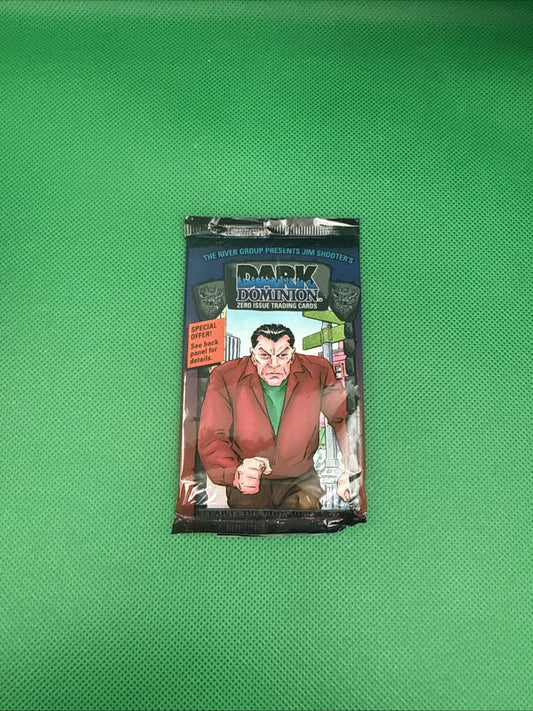 1993 Dark Dominion Zero Issue Trading Card Pack - toyscardscomics