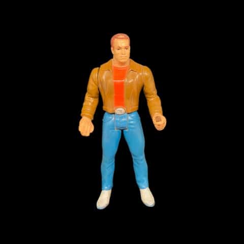 1993 Mattel Last Action Hero Dynamite Jack Slater Arnold Schwarzenegger Figure - toyscardscomics