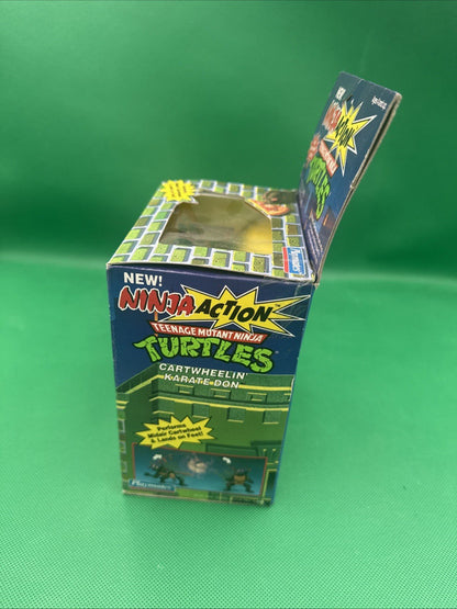 1993 Playmates Toys Cartwheelin’ Karate Don TMNT Figure SEALED Ninja Action - toyscardscomics