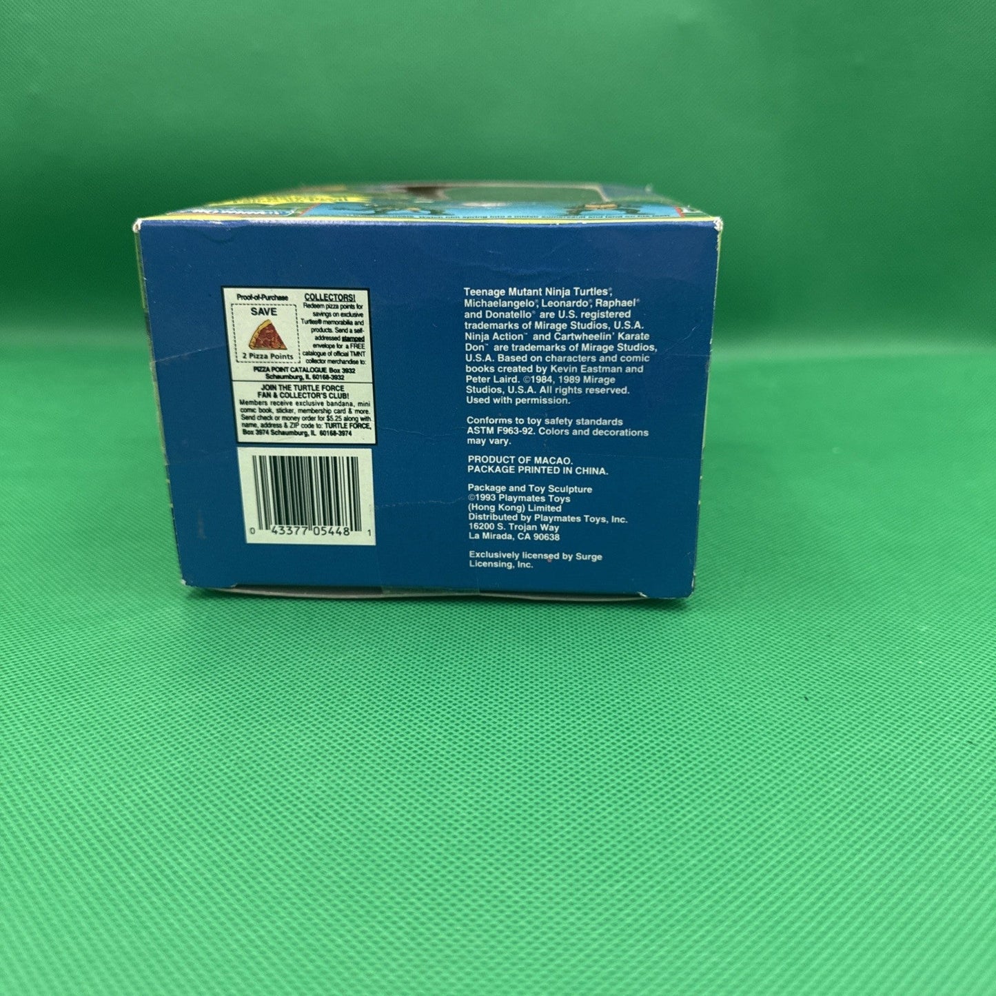 1993 Playmates Toys Cartwheelin’ Karate Don TMNT Figure SEALED Ninja Action - toyscardscomics