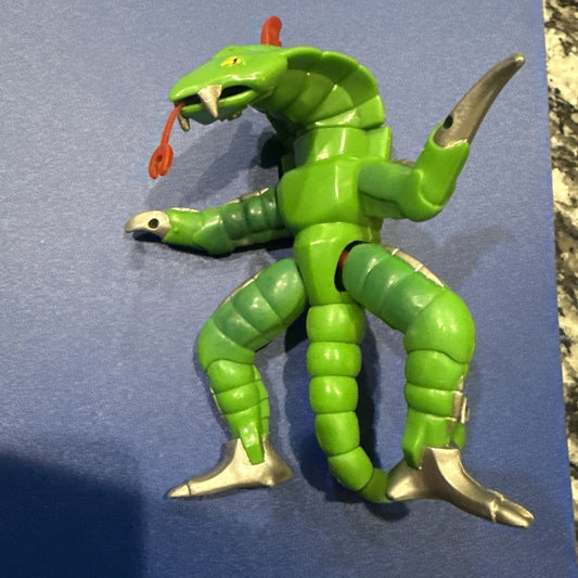 1994 Bandai Cobra Snake Lizard Mighty Morphin Power Rangers Space Aliens - toyscardscomics