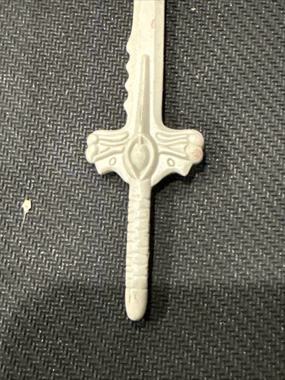 1994 Mighty Morphin Power Rangers Evil Space Aliens Weapon Putty Patrol 8" sword - toyscardscomics