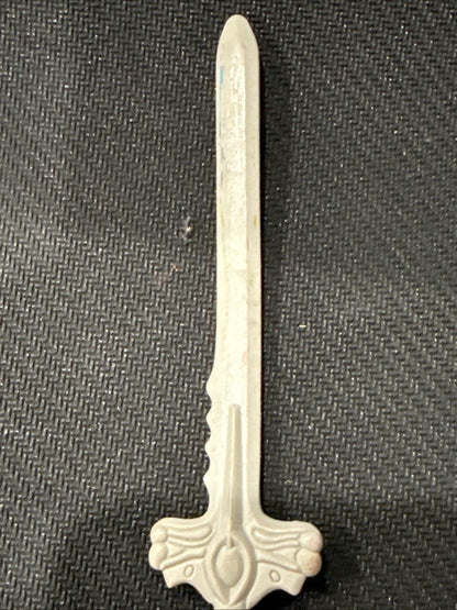 1994 Mighty Morphin Power Rangers Evil Space Aliens Weapon Putty Patrol 8" sword - toyscardscomics
