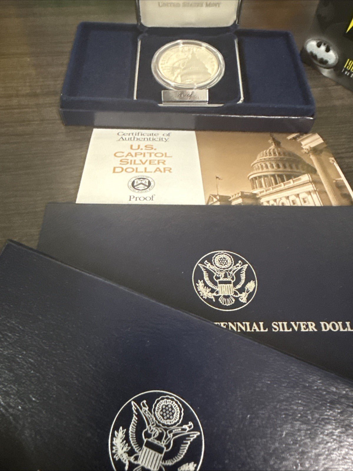 1994 S U.S. Mint Bicentennial U.S. Capitol Commemorative Proof Silver Dollar OGP - toyscardscomics