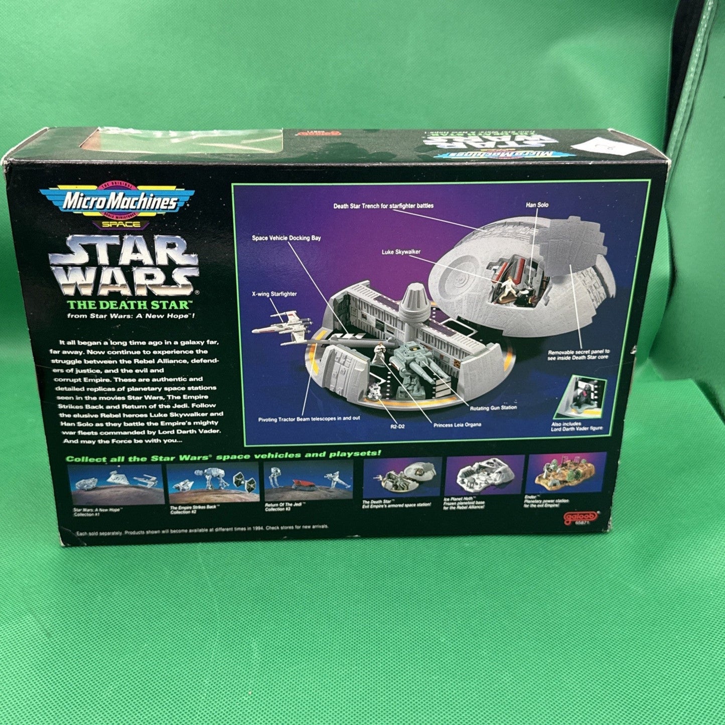 1994 Star Wars Micro Machines The Death Star Star Wars: A New Hope 65871 New - toyscardscomics