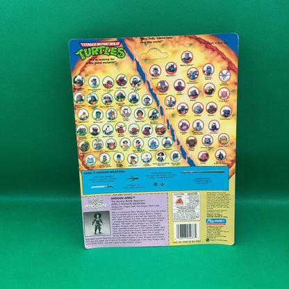 1994 Teenage Mutant Ninja Turtles Shogun April - toyscardscomics