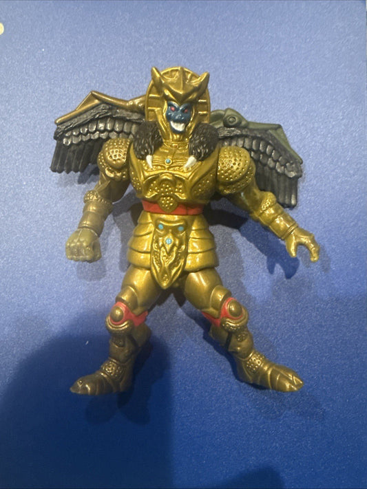 1994 Vintage Mighty Morphin Power Rangers Goldar 5.5" Action Figure Evil Aliens - toyscardscomics