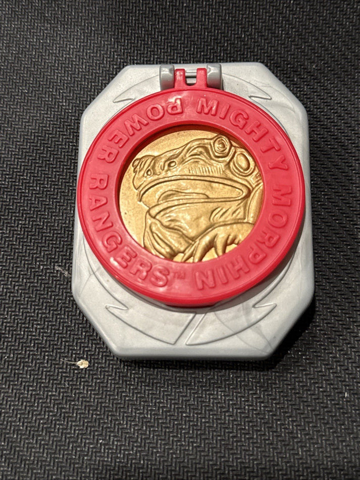 1995 Mighty Morphin Power Rangers Morpher Belt Buckle W/ Coins Complet