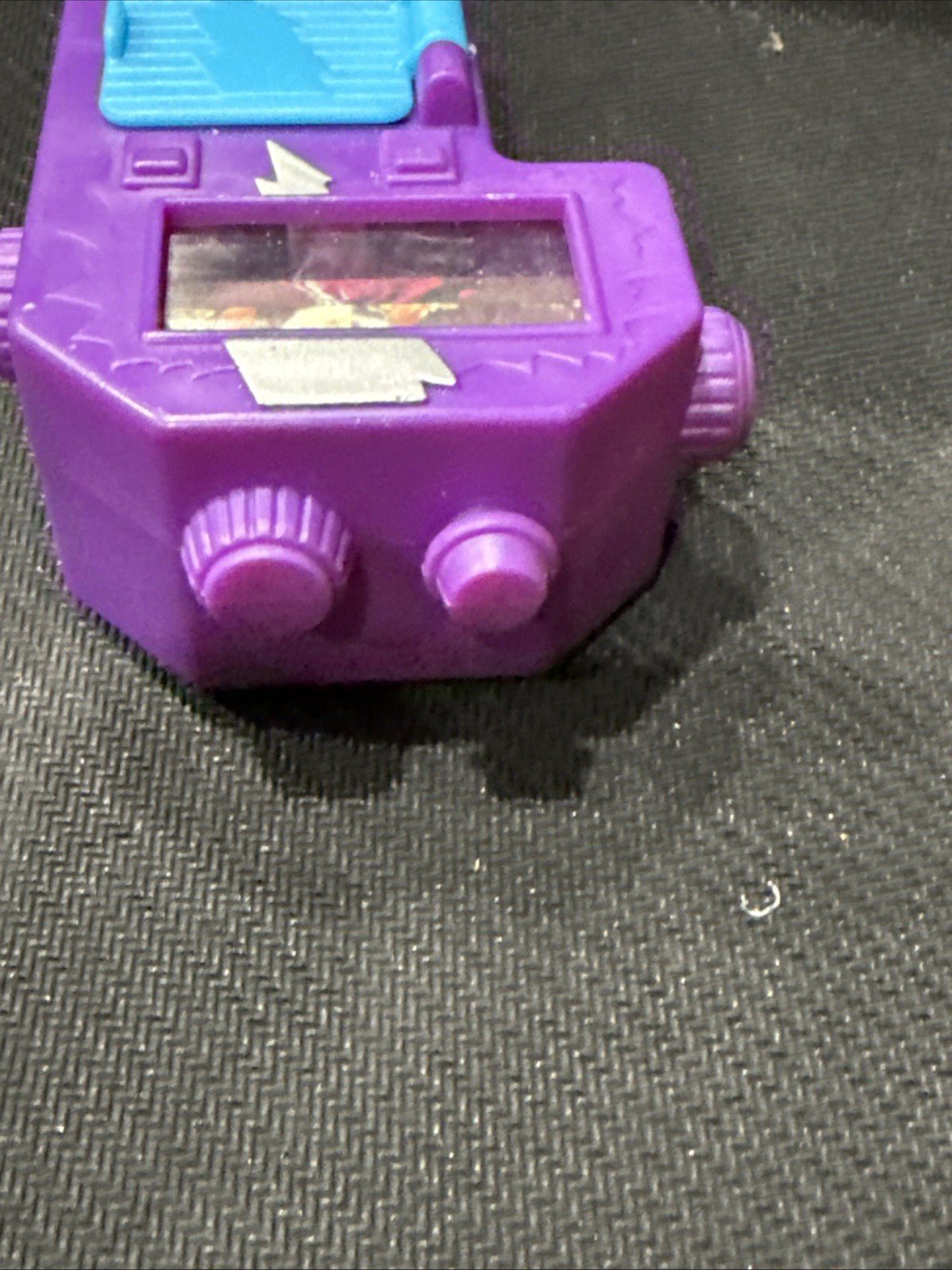 1995 Mighty Morphin Power Rangers The Movie McDonald's Viewer Toy Purple - toyscardscomics