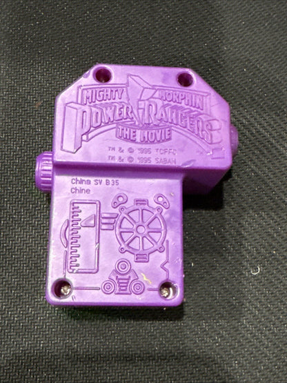 1995 Mighty Morphin Power Rangers The Movie McDonald's Viewer Toy Purple - toyscardscomics
