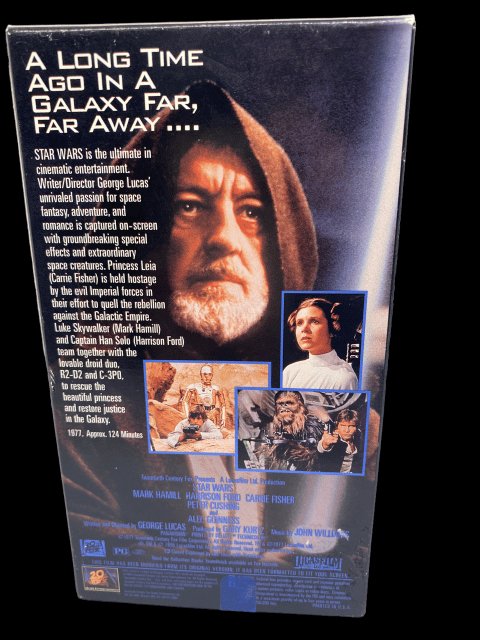 1995 - Star Wars "A New Hope" VHS Cassette - Used - toyscardscomics