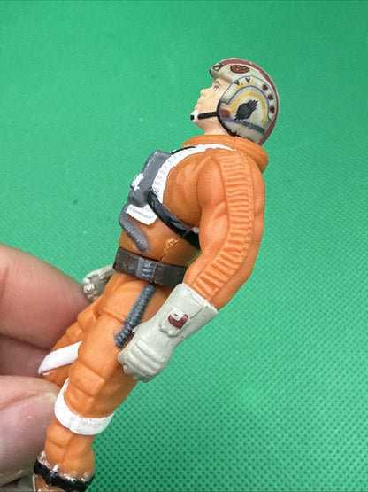 1995 STAR WARS Kenner Loose Action Figure Power Force Luke Skywalker X - Wing - toyscardscomics