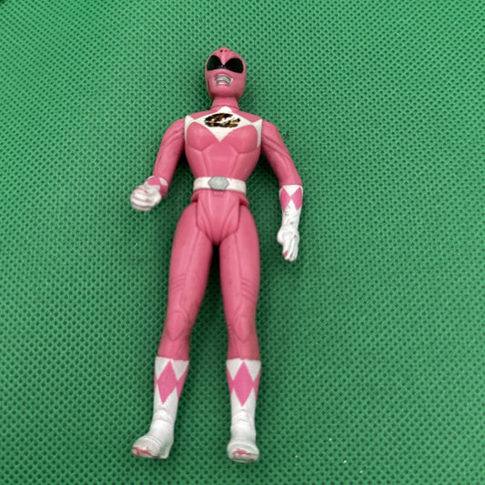 1995 TCFFC Saban's Power Rangers Action Figure Pink Ranger 4” - toyscardscomics