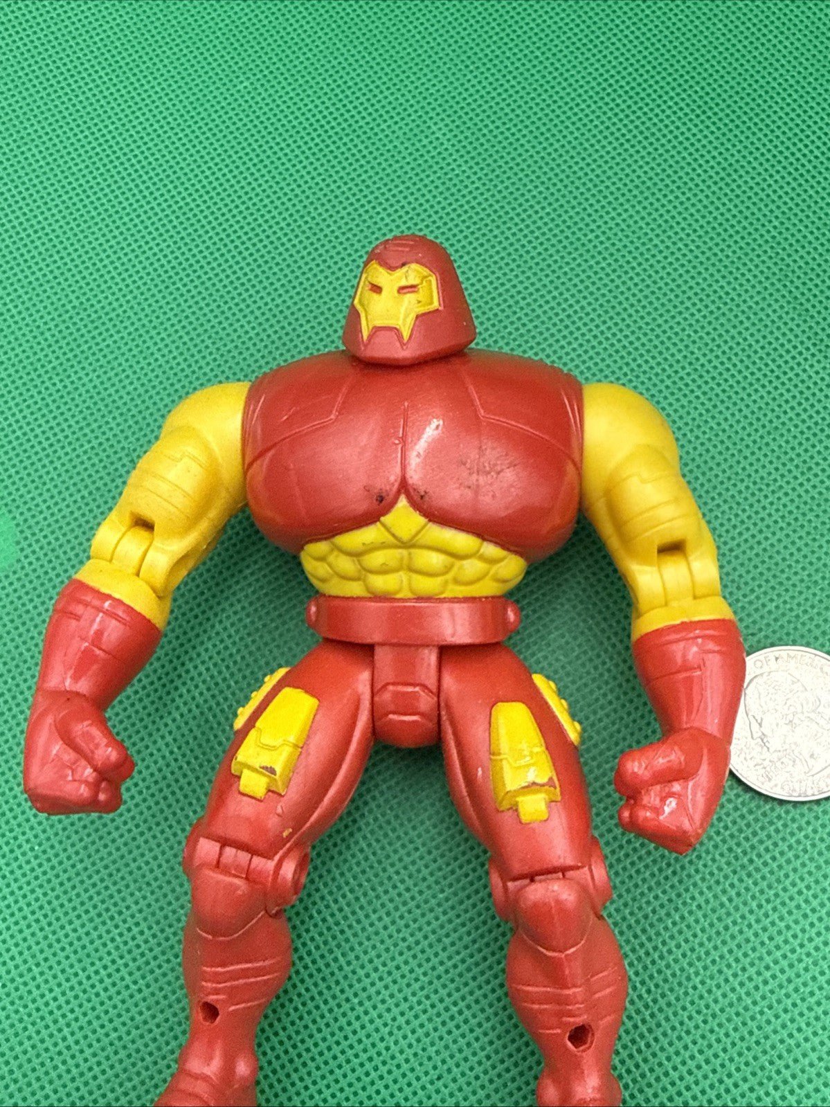 1995 Vtg Marvel Comics ToyBiz Iron Man Hulk Buster 5" Action Figure Hulkbuster - toyscardscomics