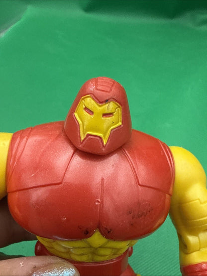 1995 Vtg Marvel Comics ToyBiz Iron Man Hulk Buster 5" Action Figure Hulkbuster - toyscardscomics