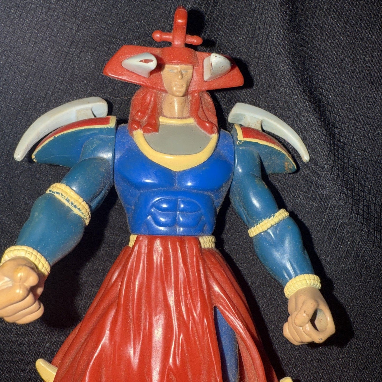 1996 Flame Swordsman 6" Kazuki Takahashi Toy Action Figure Yu - Gi - Oh ! - toyscardscomics