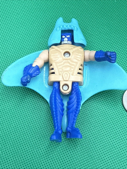 1996 McDonald's Hasbro Takara Transformers Sting Ray Manta Ray Action Figure - toyscardscomics