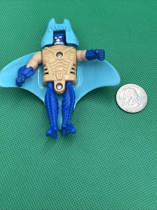 1996 McDonald's Hasbro Takara Transformers Sting Ray Manta Ray Action Figure - toyscardscomics