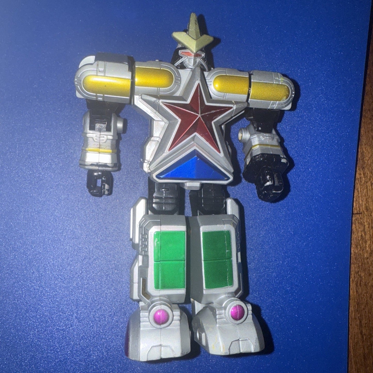1996 Zeo Zord 5 1/2 inch Slashing Action Super Zord Working MMPR mighty morphin - toyscardscomics