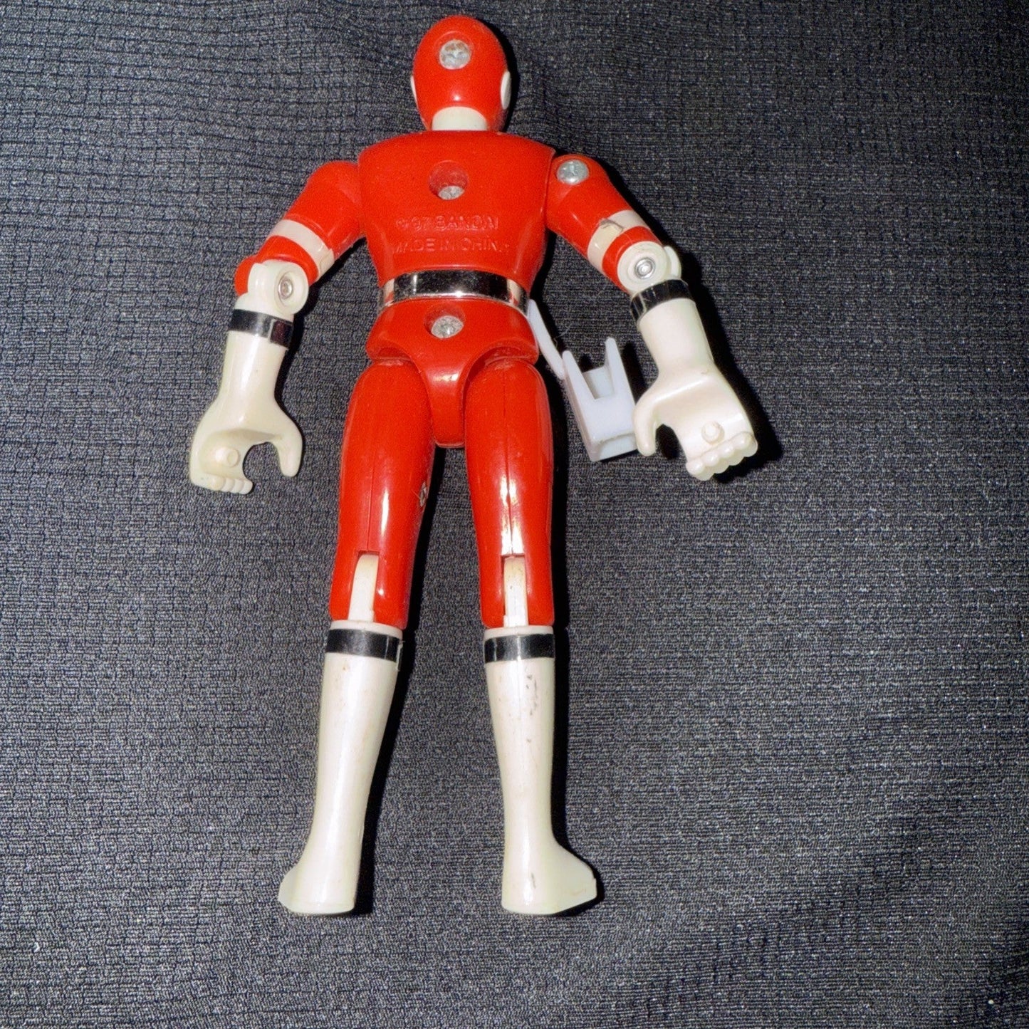 1996s [Rare] Gekisou Sentai Carranger Red Racer Figure - toyscardscomics