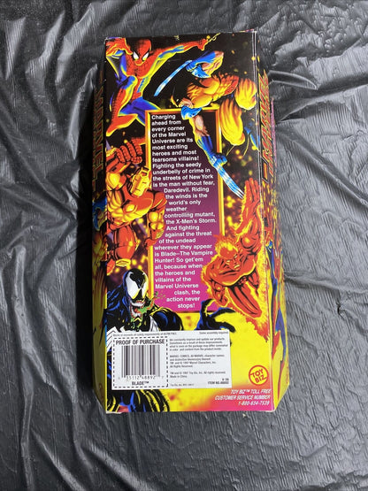 1997 Marvel Universe BLADE Action Figure 10” Tall + Sword Fully Poseable ToyBiz - toyscardscomics